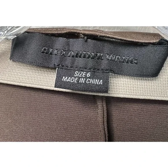 Alexander Wang Satin Charmeuse Batwing Halter Dress $1600 size 6 - Picture 7 of 12